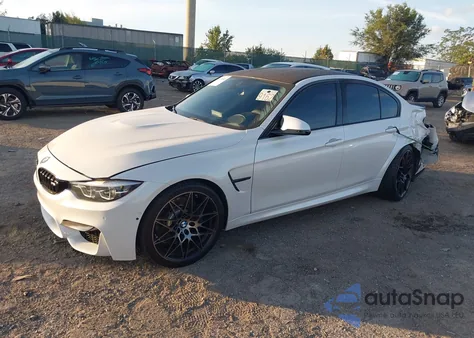 2018 BMW M3 z USA, uszkodzony, nr VIN WBS8M9C5XJ5L71702